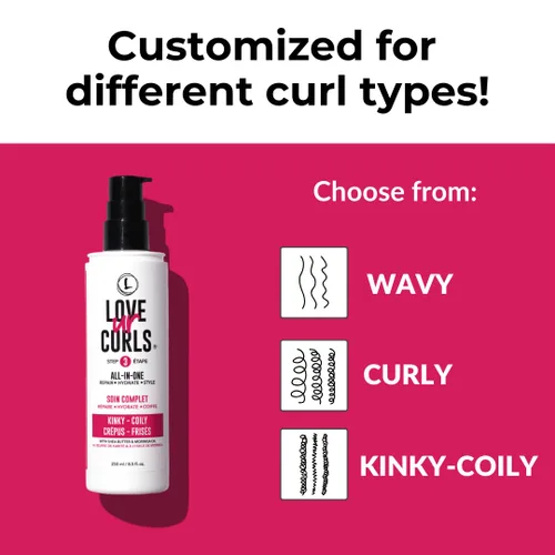 Miniatura 2 de Love Ur Curls - Champú, Acondicionador, Estilo Todo en Uno para Cabello Rizado y Enrulado para reparar, definir e hidratar el cabello y Gel de Musgo