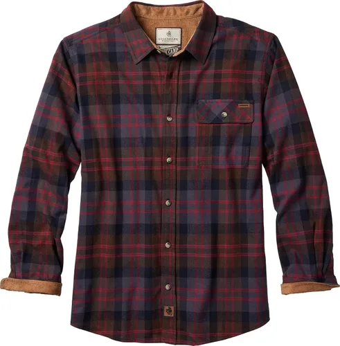 Miniatura 35 de Legendary Whitetails Camisa de franela de manga larga con botones para hombre, 100% algodón