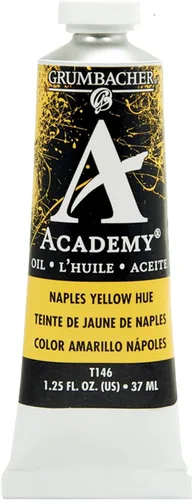Miniatura 5 de Grumbacher Academy Pintura al óleo, 1.3 fl oz/1.25 oz, tono pálido amarillo cadmio