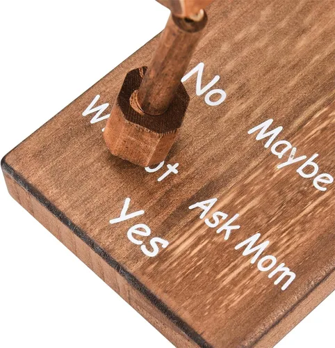 Miniatura 8 de Tomador de decisiones, selector magnético oscilante creativo de madera, oscila el péndulo y encuentra la respuesta a tu pregunta (- # -2)