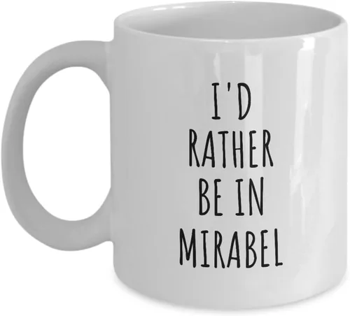 Miniatura 8 de EzGift I'd Rather Be In Mirabel Mug Funny Traveler Gift For Men Women City Lover Nostalgia Present Idea Quote Gag Coffee Tea Cup Large 15 Oz