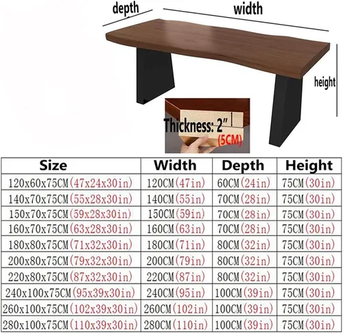 Miniatura 3 de Escritorio para computadora de madera maciza para oficina en casa, mesa larga multifuncional simple y moderna, patas de metal fuertes Mesa de pino