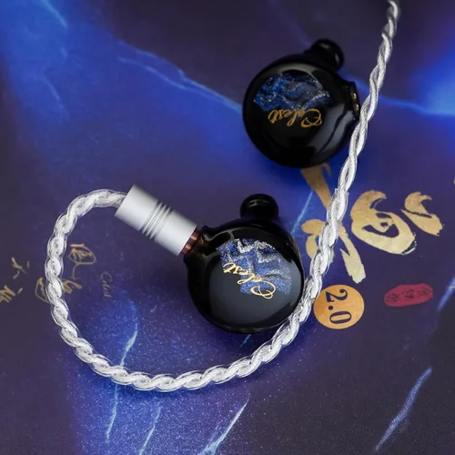 Miniatura 3 de HiFiGo Kinera Celest Pandamon 2.0 - Monitor intrauditivo cuadrado planar de 0.394 in, 2.0 SPD IEMs auriculares intrauditivos con aspecto totalmente