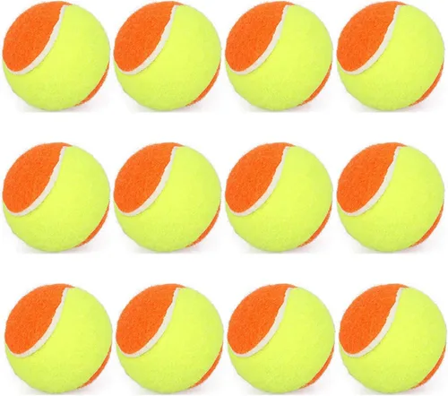 Miniatura 12 de URBEST Pelota de tenis, 12 paquetes de pelotas de tenis de entrenamiento, pelotas de práctica para jugadores novatos, pelotas de juego para perros