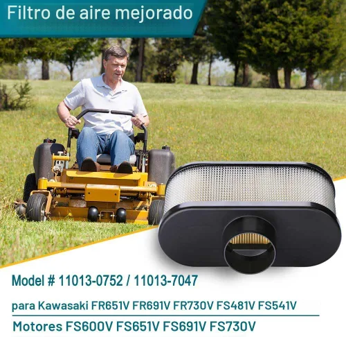 Miniatura 2 de Kit de ajuste Emmawin FR691V para Kawasaki FR651V FR730V FS481V FS541V FS600V FS651V FS691V FS730V Motor de Cortacésped, Reemplazo de filtro