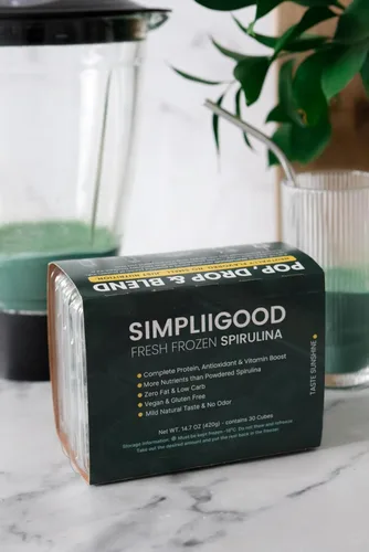 Miniatura 5 de Cubos de espirulina – Superalimento rico en proteínas y vitaminas con sabor natural – Vegano, sin gluten, nutrientes Powerhouse Powerhouse cápsulas