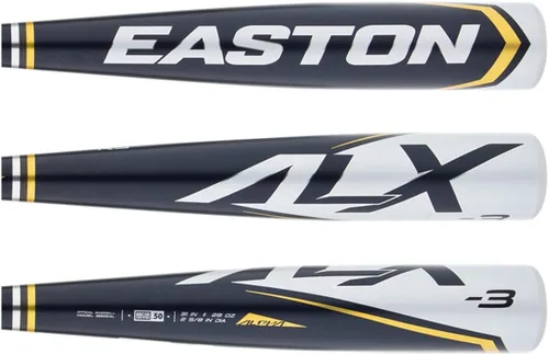 Miniatura 3 de Easton Bate de béisbol Alpha ALX BBCOR -3 Drop 1 pieza de aluminio
