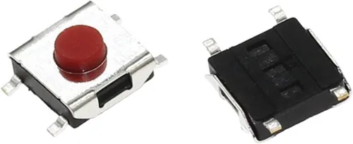 Miniatura 2 de GATSUN Rocker Switch 100PCS 6 * 6 * 3.1 mm SMD Switch 4 Pin Touch Micro Switch Push Button Switches Red SMD Tact Switch 6x6x3.1mm