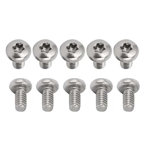 Miniatura 29 de DTGN Tornillos Torx de cabeza plana M1.0.236x0.118 in (DXL), paquete de 20, buenos para maquinaria, sujetadores de seguridad Torx de acero