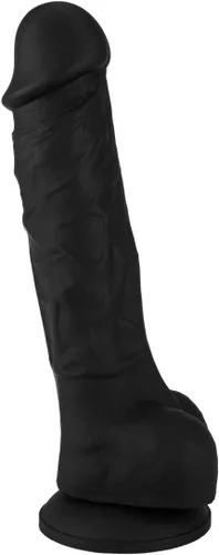 Miniatura 4 de Consolador de silicona realista, con succión. Premium. 6.7 pulgadas. de Naughty., Negro, 1, 1