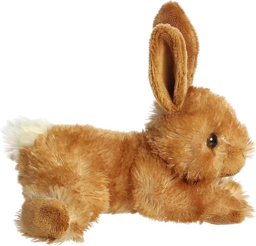 Miniatura 5 de Aurora® - Adorable Mini Flopsie™ conejo Bitty Bunny™ - Animal de peluche, facilidad para jugar, compañero eterno - Marrón, 8 pulgadas