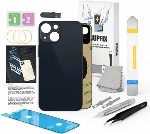 Miniatura 10 de Reemplazo de cristal trasero para iPhone 15Pro Max con herramientas Repir Big Hole OEM Rear Cover Glass Pre-Installed Internal Parts Easier