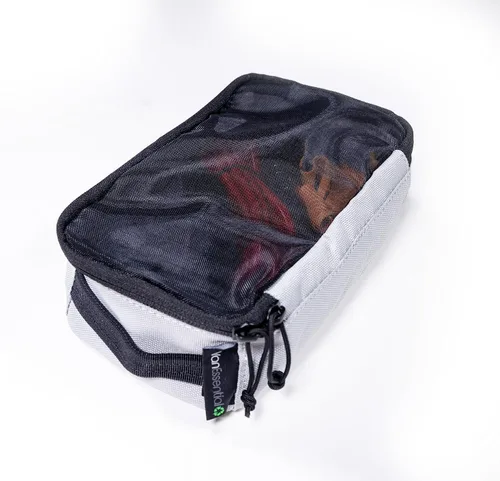 Miniatura 9 de VanEssential Cubo de embalaje con parte superior de malla transparente XS - Gris carbón