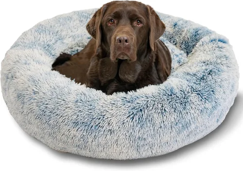 Miniatura 59 de Best Friends by Sheri - The Original Calming Donut - Cama calmante en forma de dona para perros y gatos - Pelo corto, gris, S, 23 x 23 pulgadas Gris