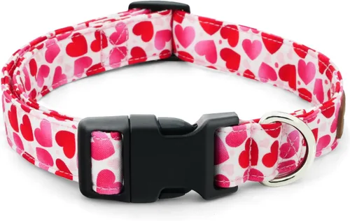 Miniatura 19 de Tunkoo Collar de perro de flores de margarita, bonito collar floral ajustable para perros machos y hembras con hebilla de plástico fuerte