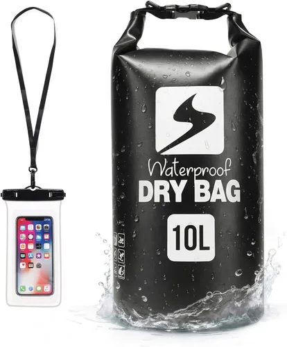 Miniatura 11 de Soulsfeng Mochila seca impermeable con parte superior enrollable, ligera para canotaje, kayak, viajes, playa, natación, senderismo y campamento
