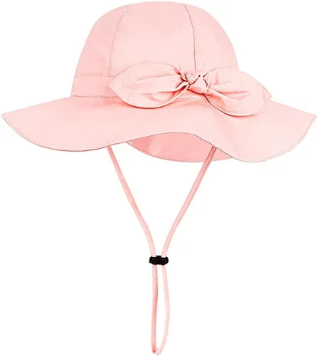 Miniatura 2 de Sombrero de sol transpirable para niños y niñas pequeños, de algodón, plegable, con protección SPF 50+