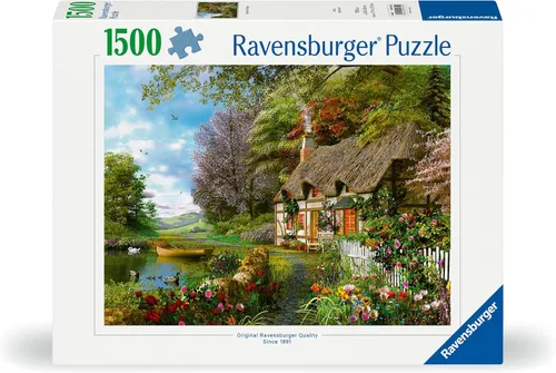 Miniatura 2 de Ravensburger Country Cottage - Rompecabezas de 1500 piezas Fabricado por expertos en Alemania Ajuste único y entrelazado Imágenes vibrantes