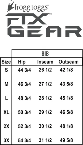 Miniatura 7 de FROGG TOGGS womens Ftx Armor Premium Waterproof Rain, Fishing Bibs