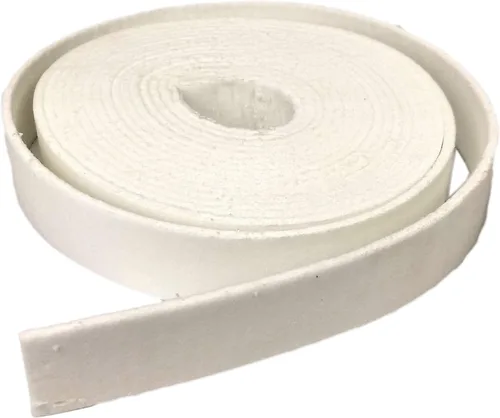 Lynn Manufacturing Tira de fibra cerámica alternativa de papel, 2100F clasificado, 1" x 1/8" x 200", empaquetado de alta temperatura para caldera,