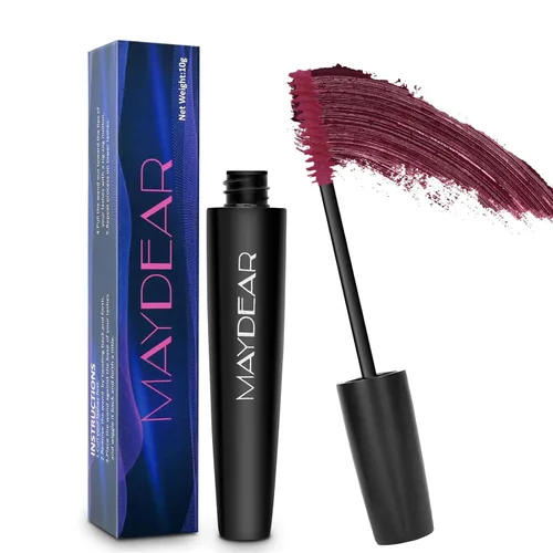 Miniatura 9 de Maydear - Máscara impermeable de larga duración, verde oscuro, a prueba de manchas para maquillaje de ojos de mujer