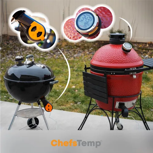 Miniatura 5 de ProTemp S1 Termómetro inteligente patentado para parrillas con Hub, Wi-Fi y Bluetooth para Weber, Big Green Egg, parrillas para ahumar, offset