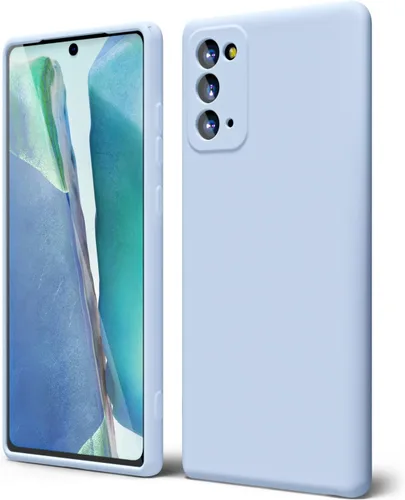 Miniatura 17 de oakxco Funda para teléfono Samsung Galaxy Note 20 Ultra de silicona líquida, bonita funda delgada y fina de goma suave TPU lisa y suave de gel