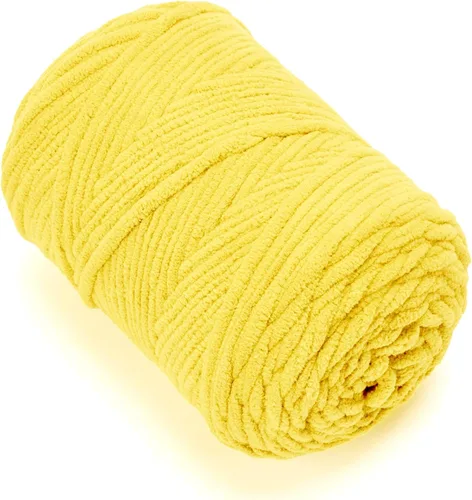 Miniatura 32 de Hilo de Chenilla Grueso para Tejer/Crochet Manta de Bebé, Hilo Elegante para Amigurumi #6 Súper Voluminoso Extra Grueso Suave Esponjoso Hilo Grande