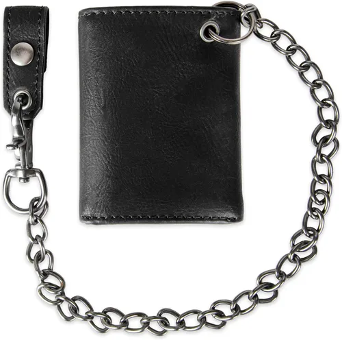 Miniatura 45 de Levi's Billetera triple para hombre, elegante y delgada, incluye ventana de identificación y tarjetero de crédito