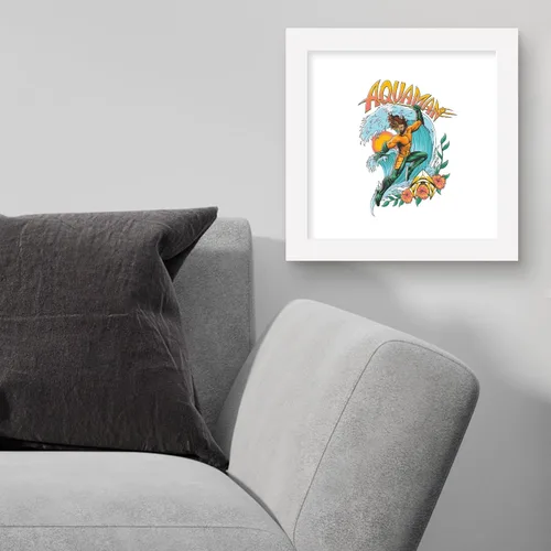 Miniatura 3 de Trends International Gallery Pops DC Comics Movie Aquaman and the Lost Kingdom - Póster gráfico de pared Aquaman Surf para pared, 12.00 x 12.00