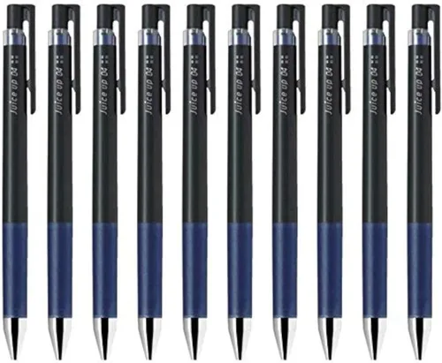 Pilot Juice Up 04 - Bolígrafo retráctil de tinta de gel, punta ultrafina de 0.016 in, tinta azul negra, juego de 10 unidades