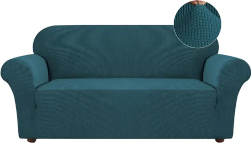 Miniatura 16 de Turquoize Funda elástica para silla reclinable, funda para sofá reclinable, funda de sofá de 1 pieza con bolsillo lateral, funda protectora