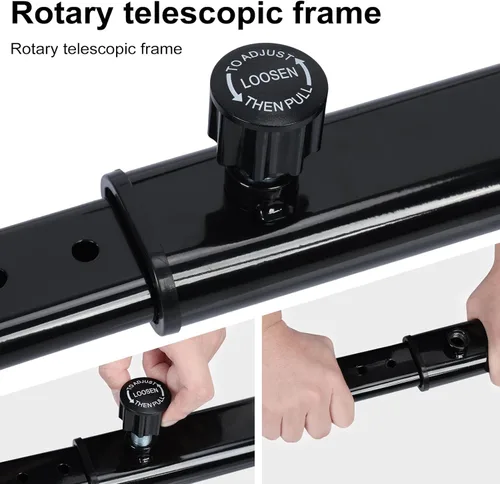 Miniatura 8 de Accesorio de asiento para aeropatineta de 6.5 a 10 pulgadas, accesorio de scooter autoequilibrante con joystick ajustable, pedal antideslizante