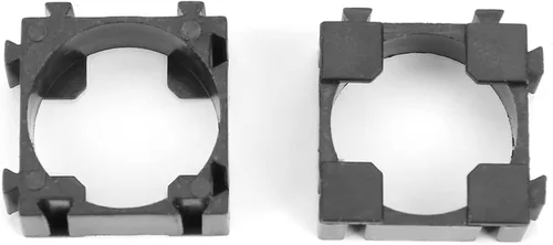 Miniatura 3 de Walfront Soporte cilíndrico para batería de iones de litio, organizador de batería cilíndrica, 0.724 in / 0.72 pulgadas de diámetro de agujero