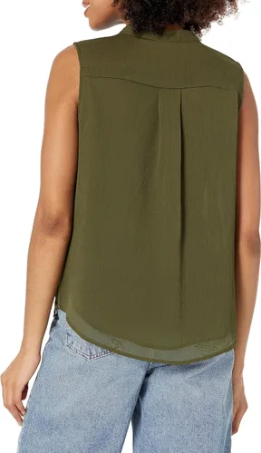 Miniatura 2 de Tommy Hilfiger Blusa sin mangas con volantes para mujer