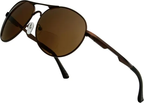Miniatura 18 de BFOCO Gafas de sol bifocales con bisagras metálicas y sin tornillos para hombre - Sports Bifocal Sunnies (negro brillante) +1.00