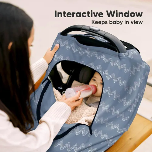 Miniatura 5 de KeaBabies Funda de asiento de automóvil de invierno para bebé, recién nacido, ajuste universal, fundas de asiento de automóvil para bebé, niña
