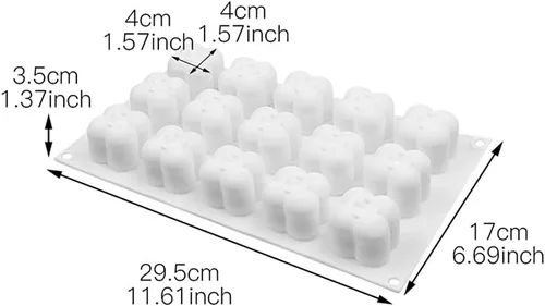 Miniatura 3 de Molde de vela 3D hecho a mano para aromaterapia, cera de soja, molde de silicona, molde de velas de yeso, resina epoxi UV, moldes de jabón