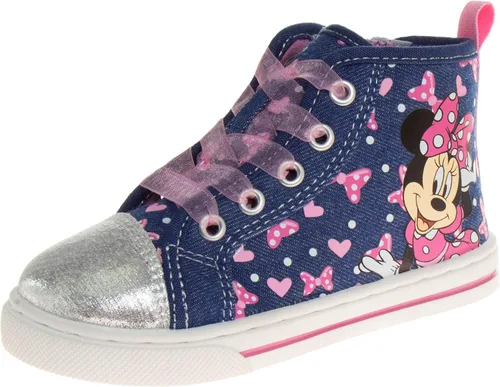 Tenis de Minnie Mouse para niñas zapatos deportivos de lona casuales de alta calidad para niños bebéniño pequeño talla 6 12