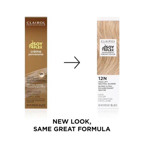 Miniatura 2 de Clairol Professional Permanent Cream Hair Color Blonde, Brown, Black, & Red-Violet Shades for 100% Gray Coverage Deep Conditioning & Fade Rubio