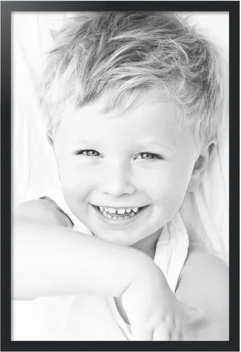 Miniatura 3 de ArtToFrames Marco de fotos negro de 4 x 37 pulgadas, este marco de póster de MDF personalizado de 1.25 pulgadas es negro, ideal para tu arte