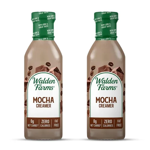 Miniatura 26 de Walden Farms Original Coffee Creamer – Cero calorías, sin grasa, sin azúcar, baja en carbohidratos, apta para dieta cetogénica, sin lácteos, vegana