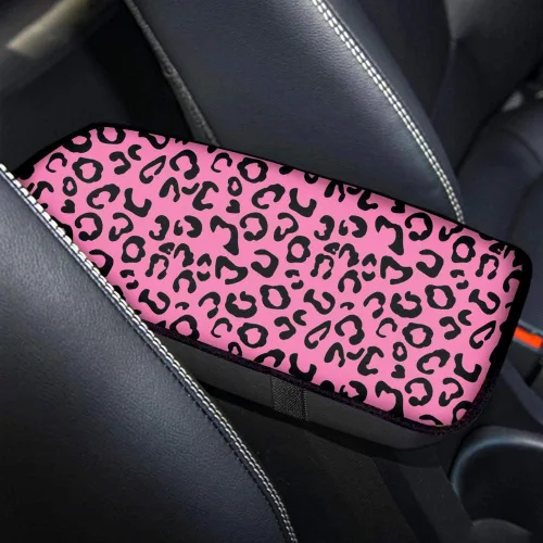 Miniatura 26 de Accesorios interiores de lunares Funda protectora universal para reposabrazos de consola central Protector de vehículo suave y cómodo