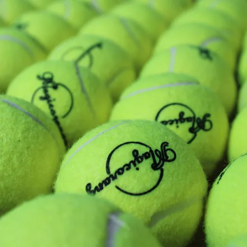 Miniatura 5 de Magicorange Pelotas de tenis, paquete de 120 pelotas de tenis de entrenamiento avanzado, pelotas de práctica, pelotas de juego para perros y Colorido