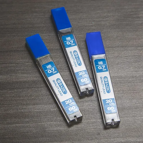 Miniatura 2 de BAZIC PRODUCTS Recambios de plomo de 0.028 in, mina de lápiz mecánico HB, paquete de 2