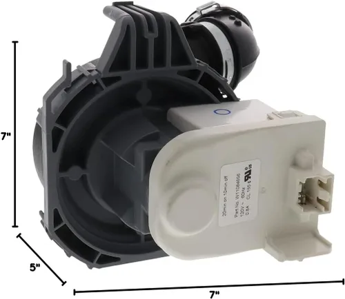 Miniatura 6 de ERP W11084656 Conjunto de motor y bomba de lavavajillas