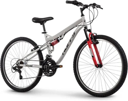 Miniatura 20 de Huffy Bicicleta de montaña Stone para hombres y mujeres, 20"/24"/26", 6 velocidades (20") o 21 velocidades, suspensión delantera o doble (varía)
