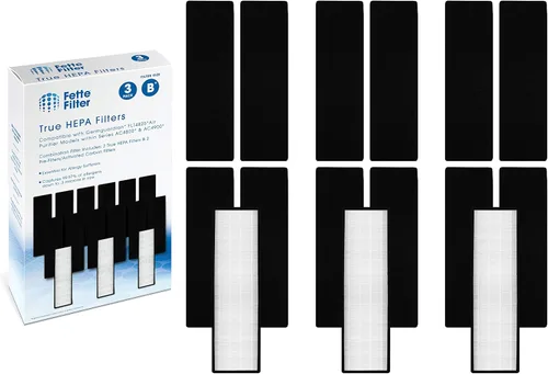 Fette Filter - Filtro HEPA verdadero FLT4825 B, compatible con purificadores de aire serie AC4825, AC4300BPTCA, AC4850PT, AC4900CA, CDAP4500BCA,