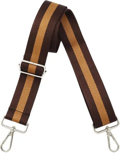 Miniatura 112 de Correa de Bolso Ancha Correa de Hombro Ajustable Correa de Repuesto Cruzada Correa de Bolso de Hardware Plateado