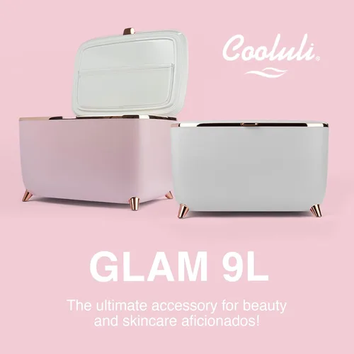Miniatura 9 de Cooluli Glam Mini Refrigerador para el Cuidado de la Piel de 9L - Mini Refrigerador Rosa para Accesorios de Cuidado de la Piel, Maquillaje, Blanco